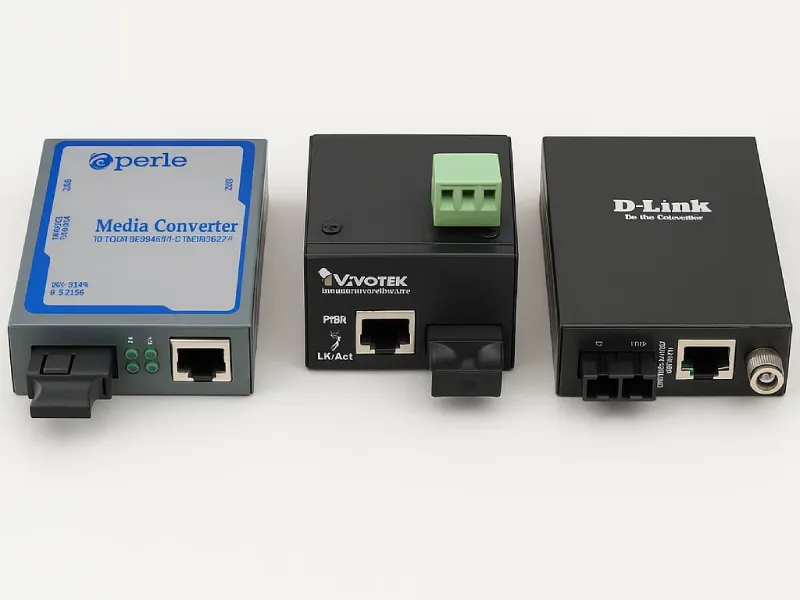  مدیا کانورتور صنعتی و فیبر نوری مقاوم برای محیط باز