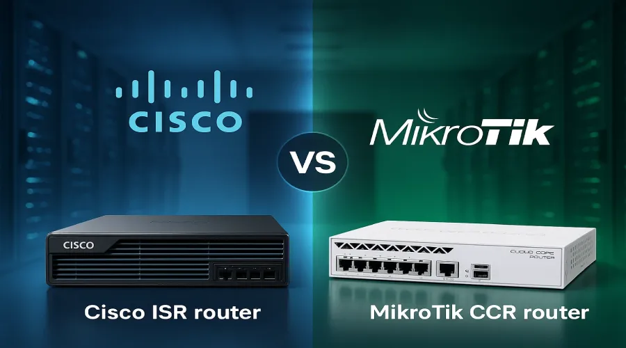 مقایسه روترهای سیسکو ISR با میکروتیک CCR؛ عملکرد و هزینه‌ها