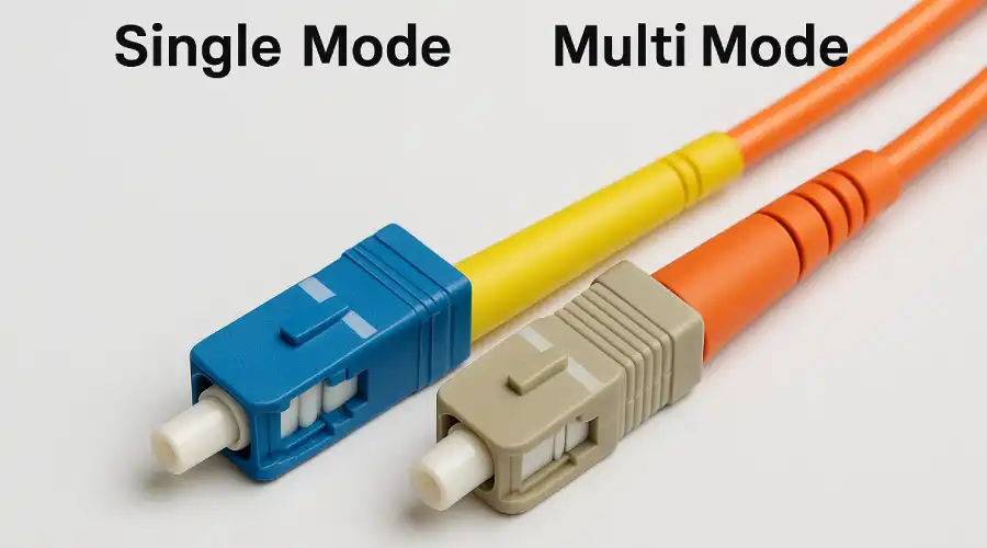 کابل فیبر نوری تک حالته یا چند حالته؟ مقایسه کامل Single و Multi
