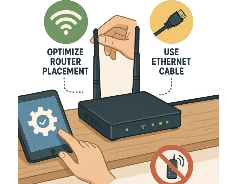 بهترین روش‌های بهبود سرعت اینترنت خانگی از طریق روتر
